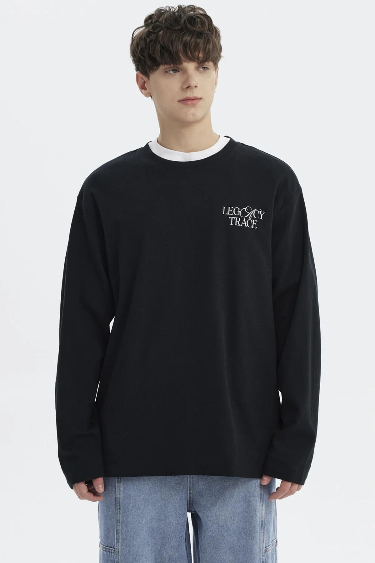 Polera Hombre Slim Negro