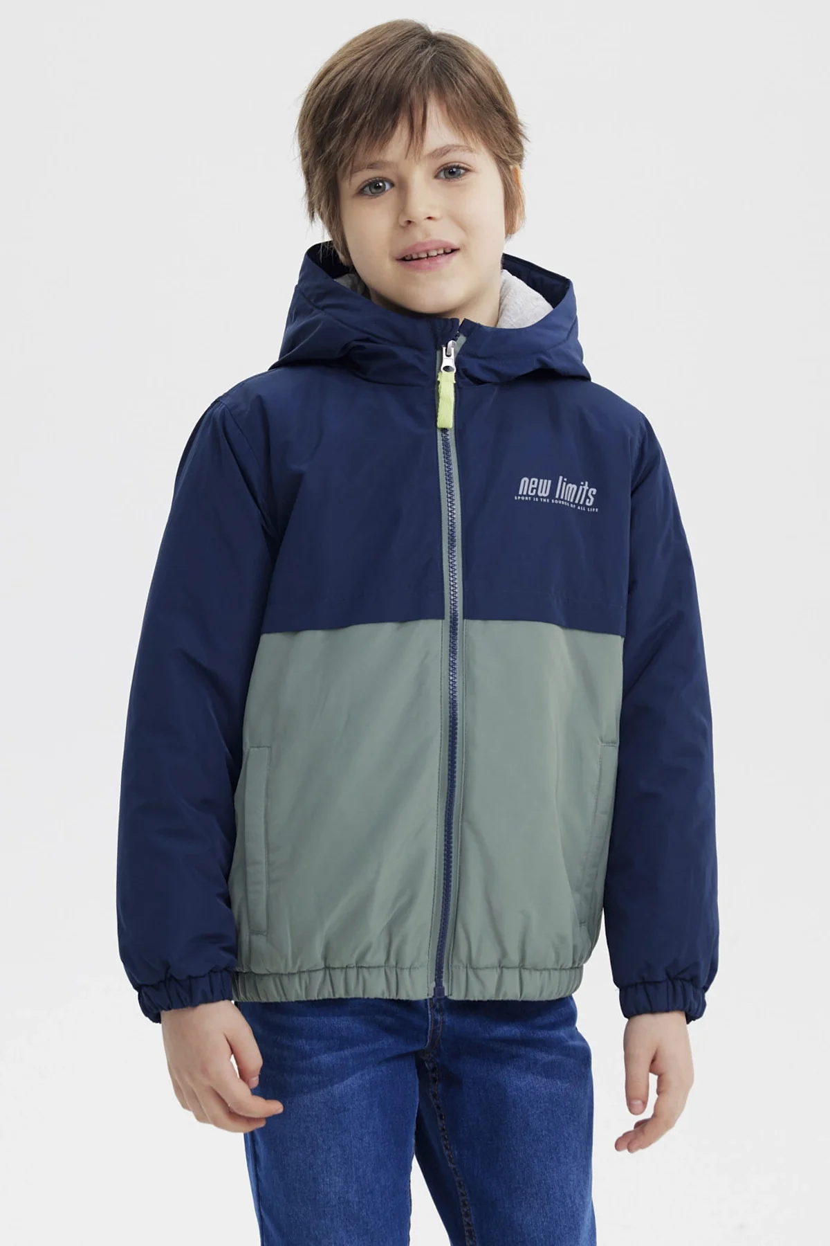 Chaqueta Niño Slim Azul Oscuro
