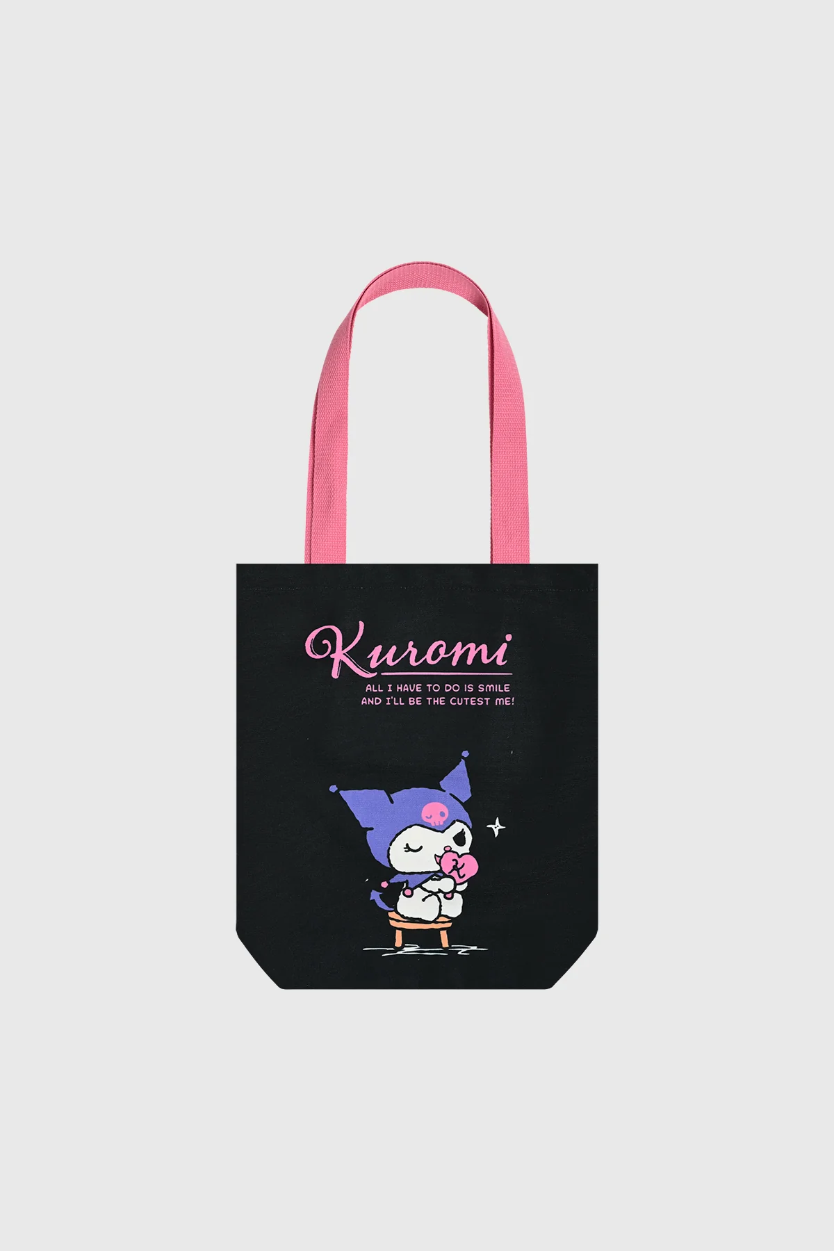 Bolsa Home Kuromi Mediana Negro