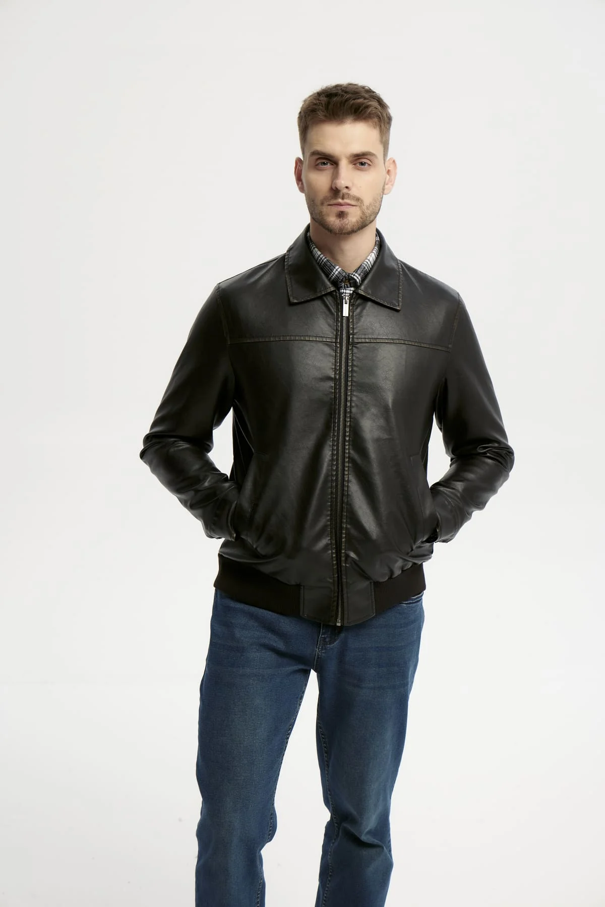 Chaqueta Hombre Slim Negro